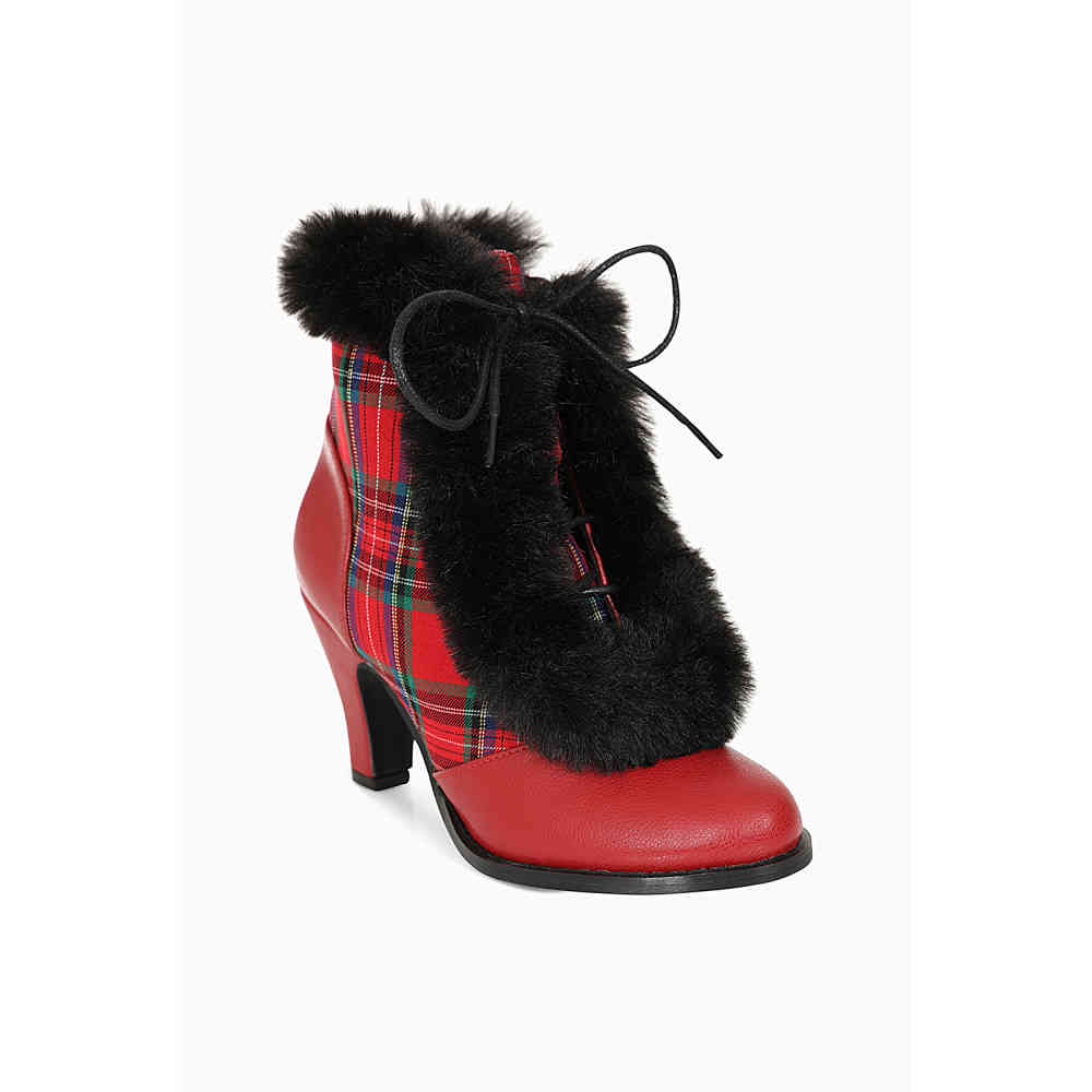 Banned - Chic Charlotte Enkellaars - Rood
